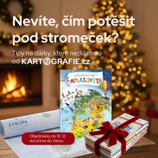 Ty nejlepší dárky jsou často ty, které už znáte. Naše vánoční mapy a atlasy už k vám putují a my máme radost z každého...